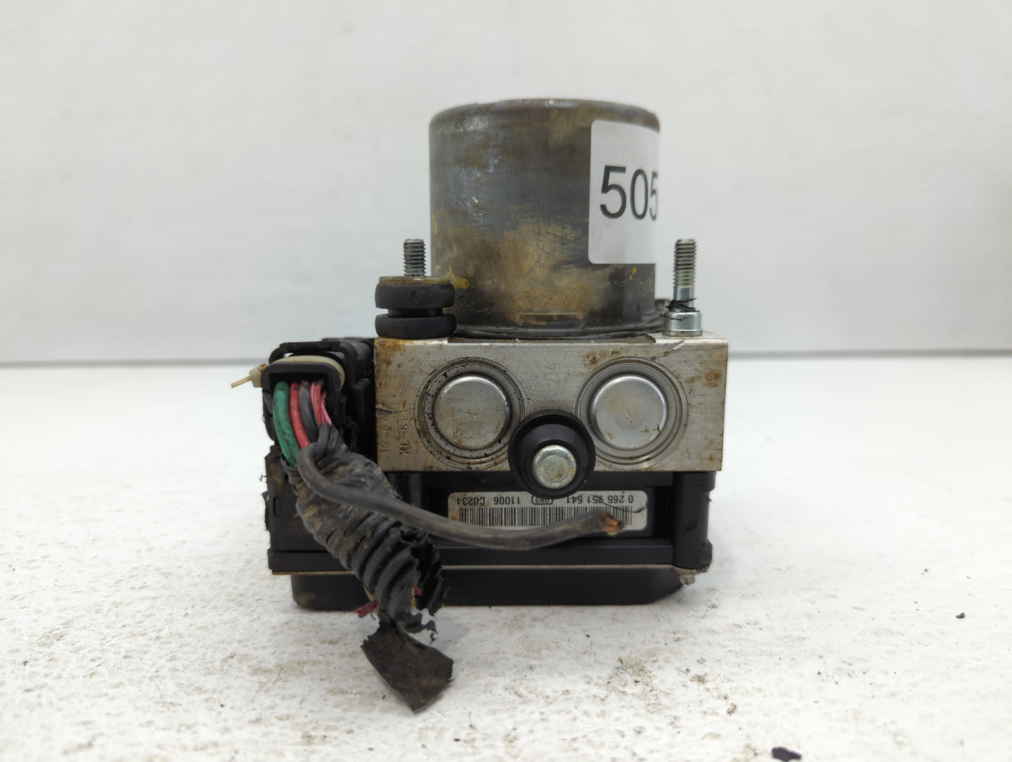 2012 Nissan Sentra ABS Pump Control Module Replacement P/N:47660 9AF0A Fits OEM Used Auto Parts - Oemusedautoparts1.com