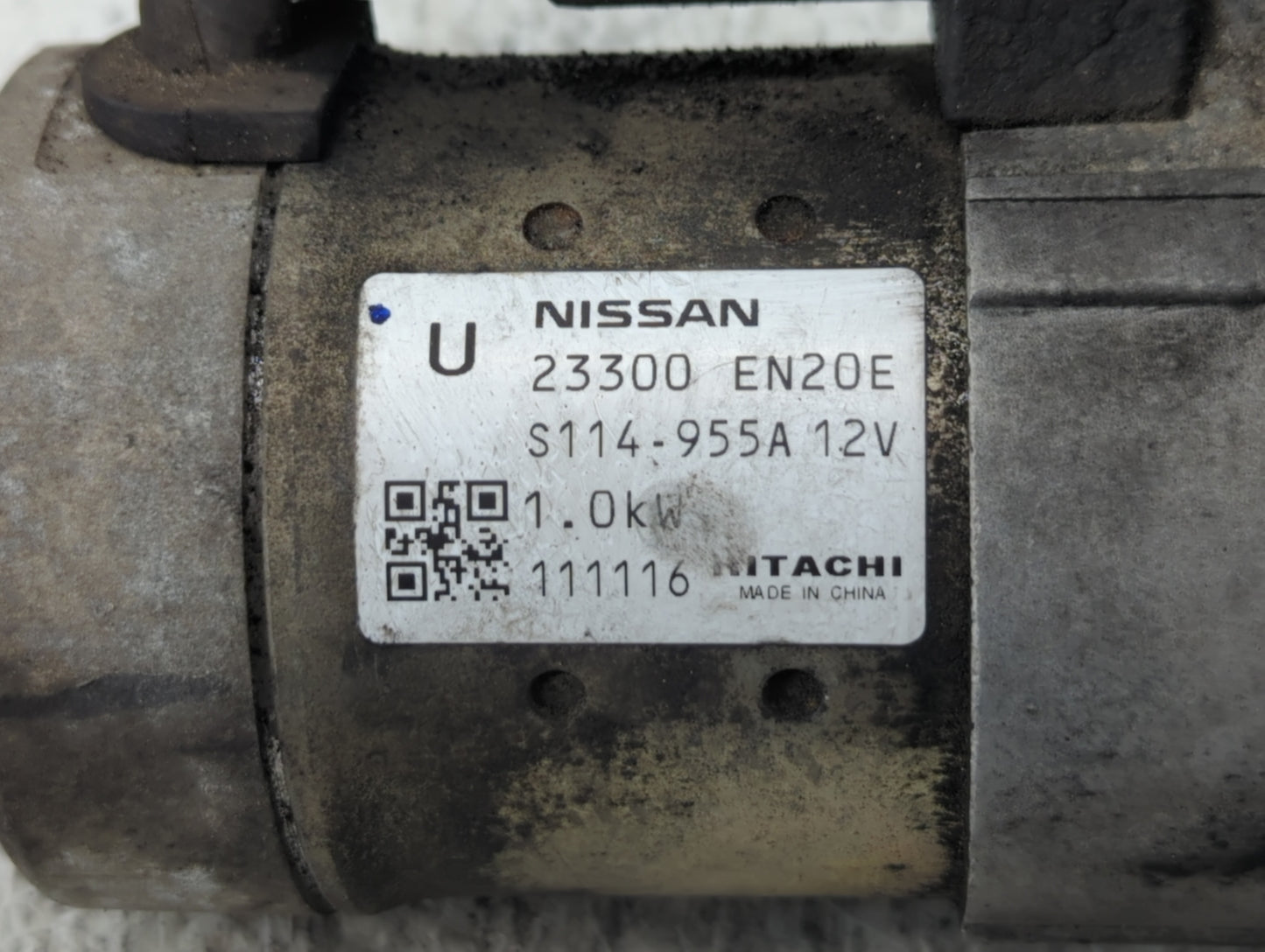 2010-2012 Nissan Sentra Car Starter Motor Solenoid OEM P/N:23300 EN20E Fits Fits 2010 2011 2012 2013 OEM Used Auto Parts - O