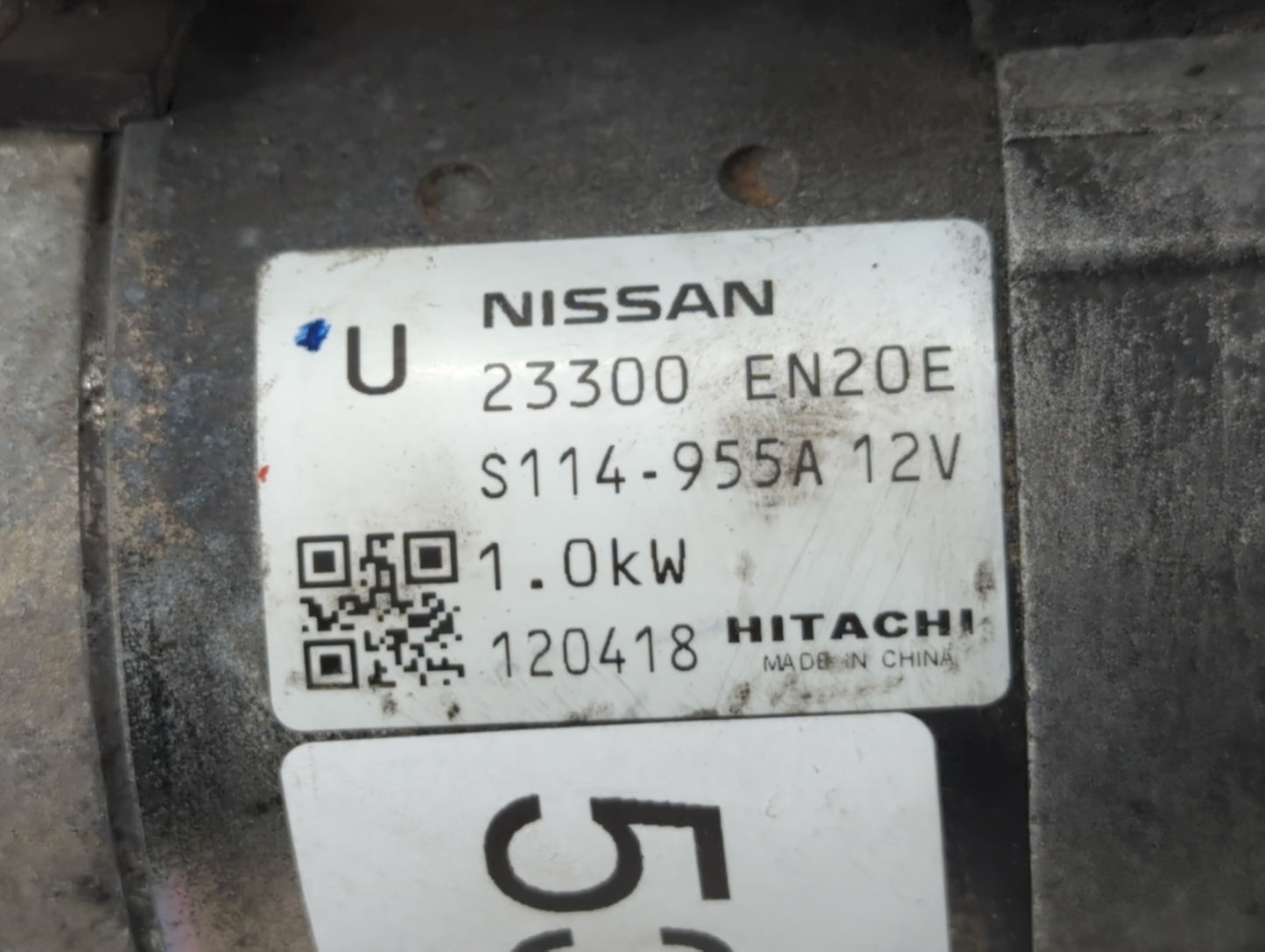 2010-2012 Nissan Sentra Car Starter Motor Solenoid OEM P/N:23300 EN20E Fits Fits 2010 2011 2012 2013 OEM Used Auto Parts - O