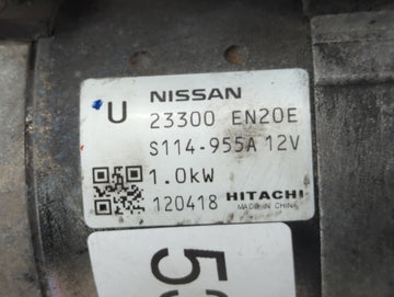 2010-2012 Nissan Sentra Car Starter Motor Solenoid OEM P/N:23300 EN20E Fits Fits 2010 2011 2012 2013 OEM Used Auto Parts
