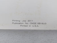 2012 Nissan Sentra Owners Manual Book Guide P/N:OM2E-0B16U0 OEM Used Auto Parts - Oemusedautoparts1.com
