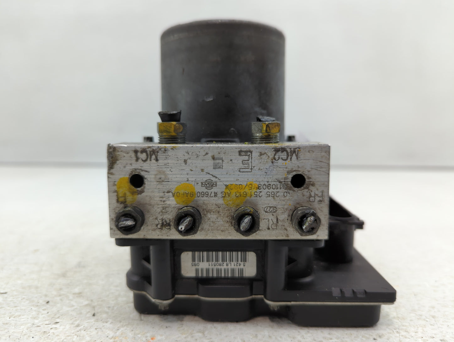 2012 Nissan Sentra ABS Pump Control Module Replacement P/N:47660 9AF0A Fits OEM Used Auto Parts - Oemusedautoparts1.com