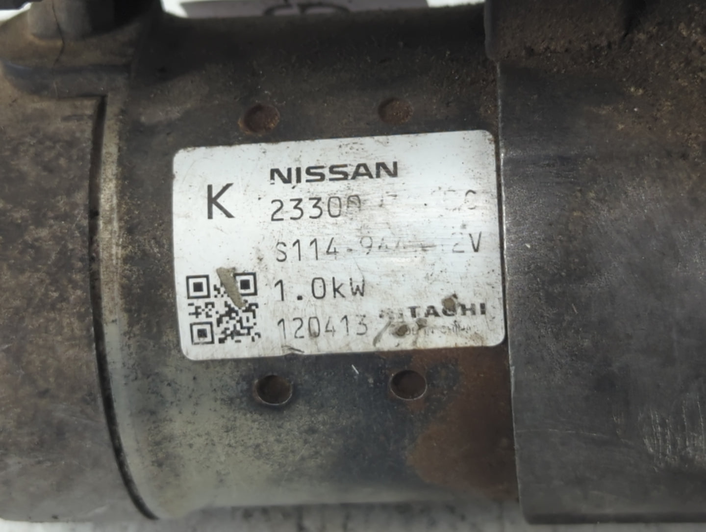 2009-2012 Nissan Sentra Car Starter Motor Solenoid OEM P/N:23300 EN20B Fits Fits 2009 2010 2011 2012 2013 OEM Used Auto Part