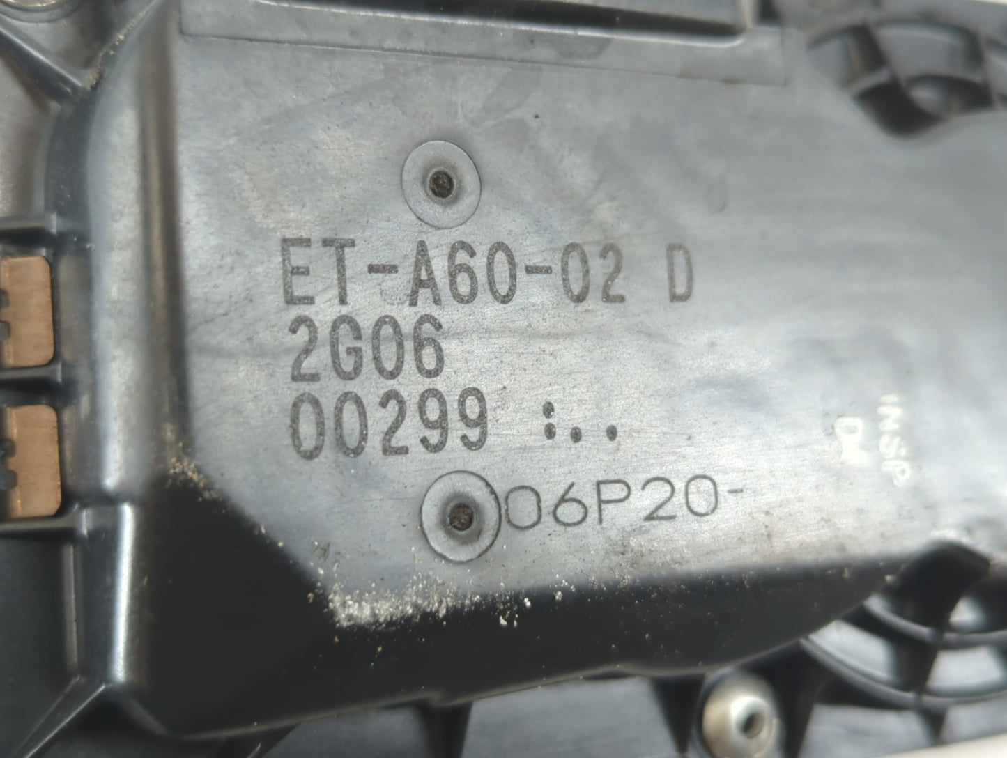 2007-2012 Nissan Sentra Throttle Body P/N:ET-A60-02 D Fits OEM Used Auto Parts - Oemusedautoparts1.com