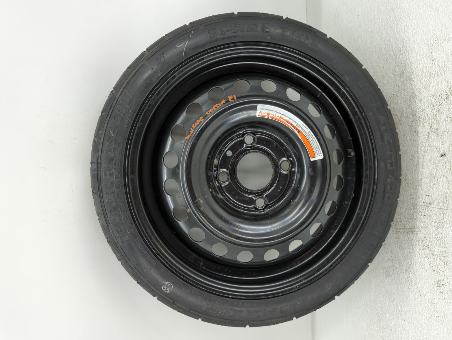 2007-2012 Nissan Sentra Spare Donut Tire Wheel Rim Oem 727250 - Oemusedautoparts1.com