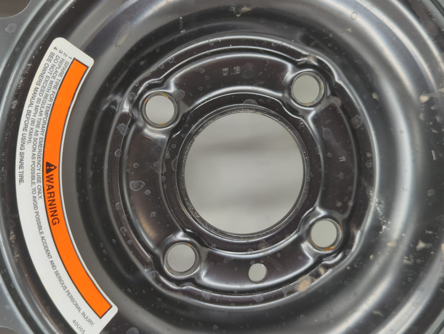2007-2012 Nissan Sentra Spare Donut Tire Wheel Rim Oem 727250 - Oemusedautoparts1.com
