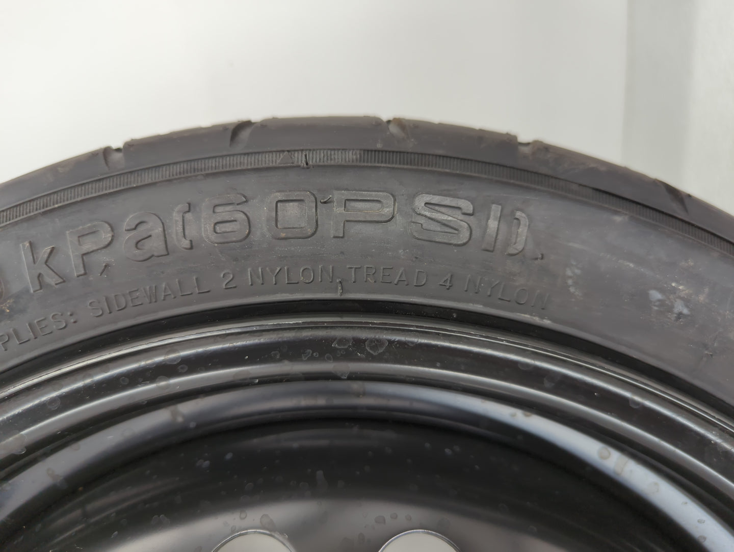 2007-2012 Nissan Sentra Spare Donut Tire Wheel Rim Oem 727250 - Oemusedautoparts1.com