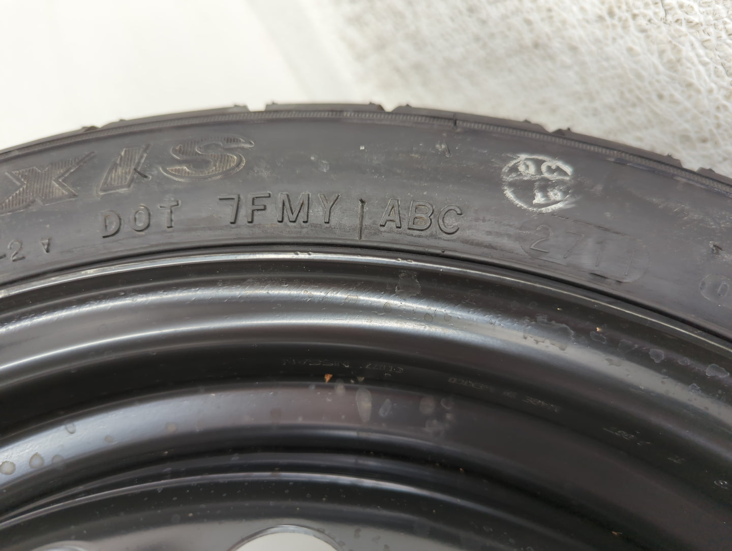 2007-2012 Nissan Sentra Spare Donut Tire Wheel Rim Oem 727250 - Oemusedautoparts1.com