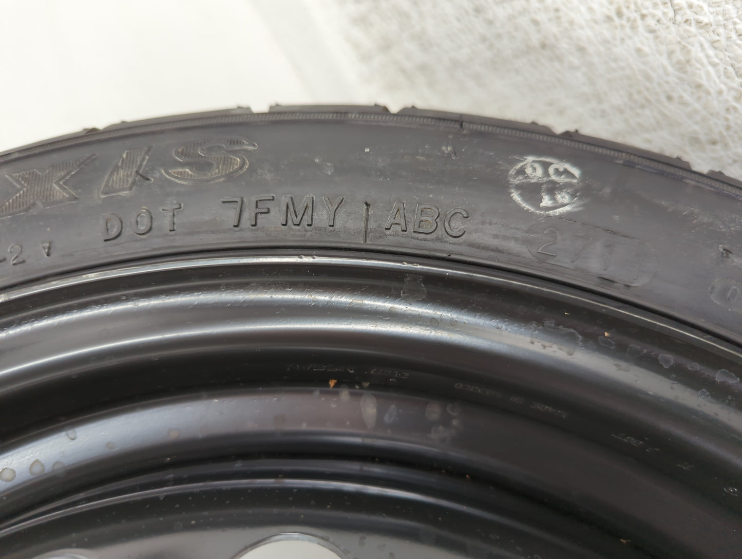 2007-2012 Nissan Sentra Spare Donut Tire Wheel Rim Oem 727250 - Oemusedautoparts1.com
