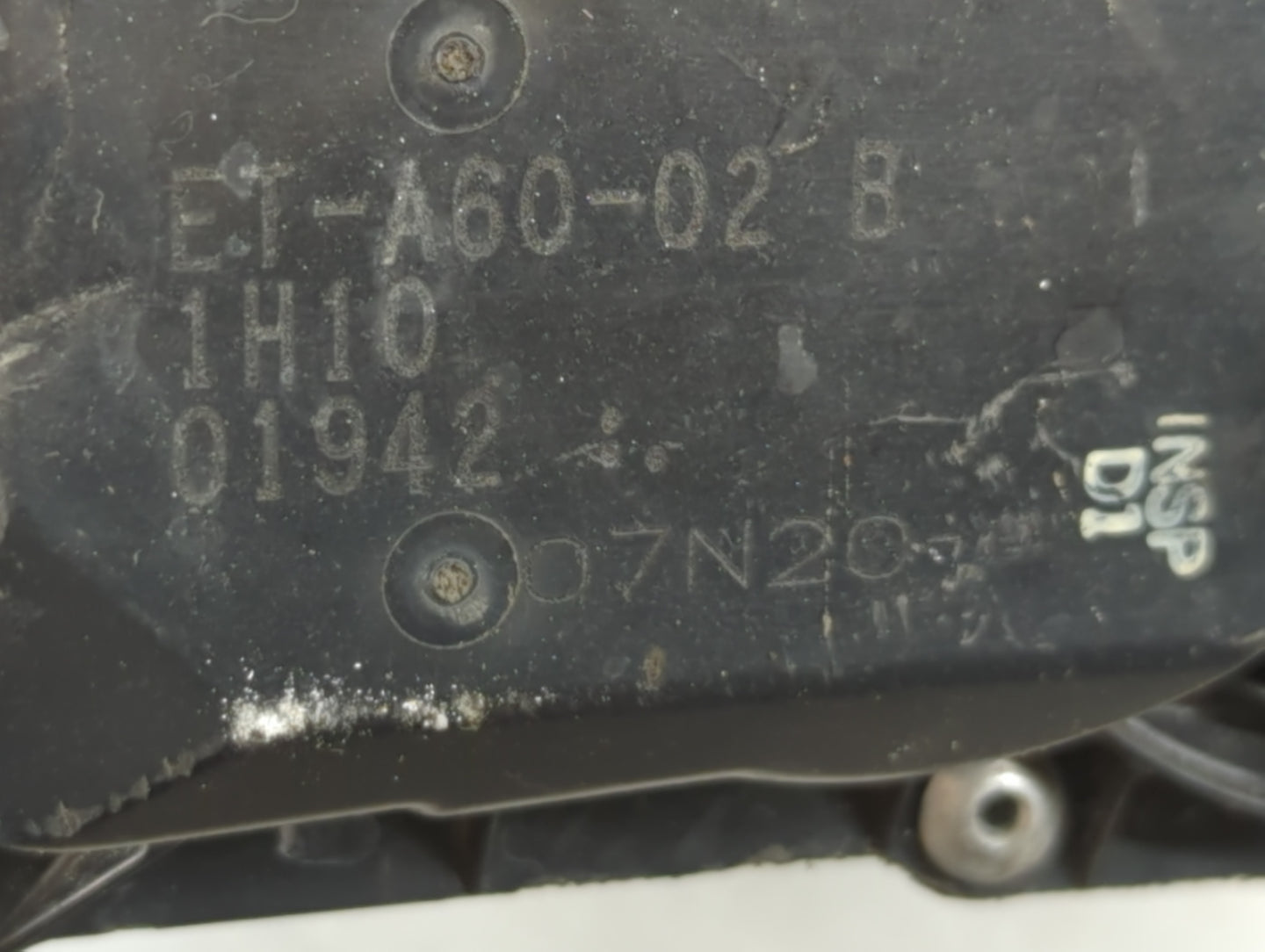 2007-2012 Nissan Sentra Throttle Body P/N:ET-A60-02 B Fits OEM Used Auto Parts - Oemusedautoparts1.com