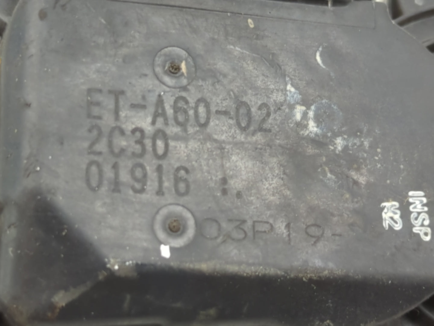 2007-2012 Nissan Sentra Throttle Body P/N:ET-A60-02 Fits OEM Used Auto Parts - Oemusedautoparts1.com