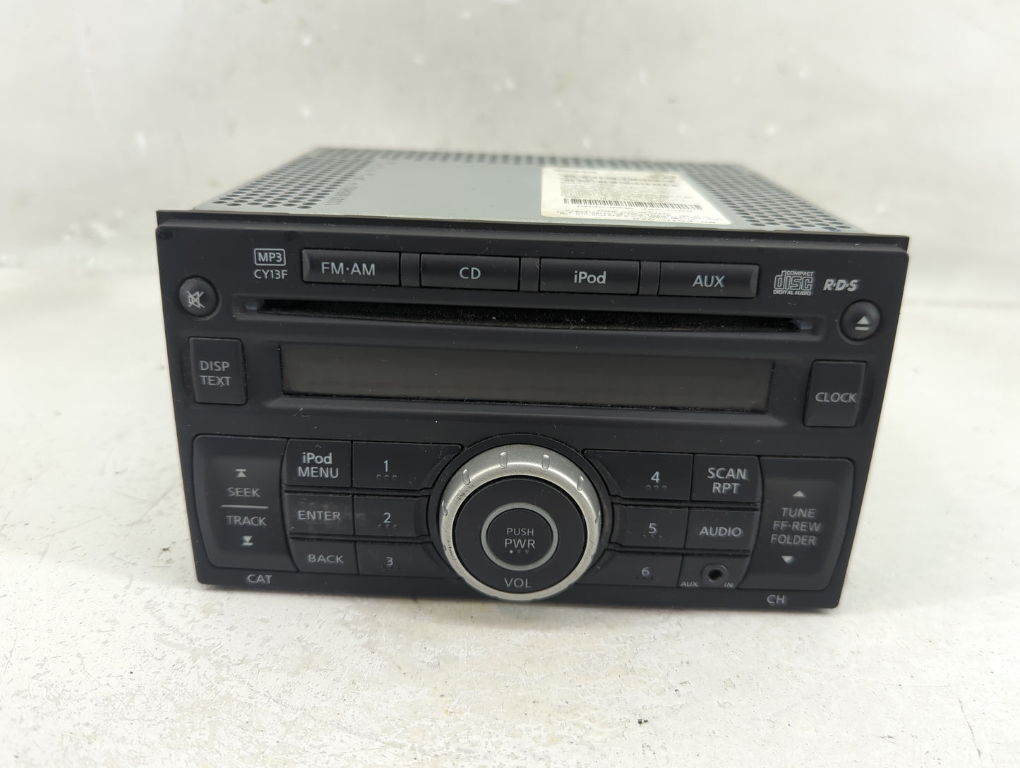 2010-2012 Nissan Sentra Radio AM FM Cd Player Receiver Replacement P/N:28185 ZT50A Fits Fits 2010 2011 2012 OEM Used Auto Pa