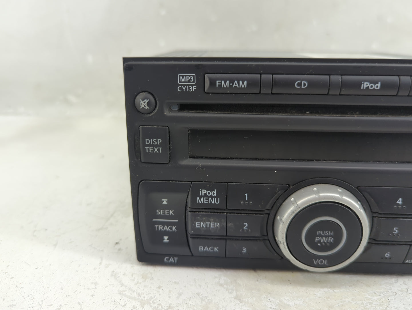2010-2012 Nissan Sentra Radio AM FM Cd Player Receiver Replacement Fits Fits 2010 2011 2012 OEM Used Auto Parts - Oemusedaut