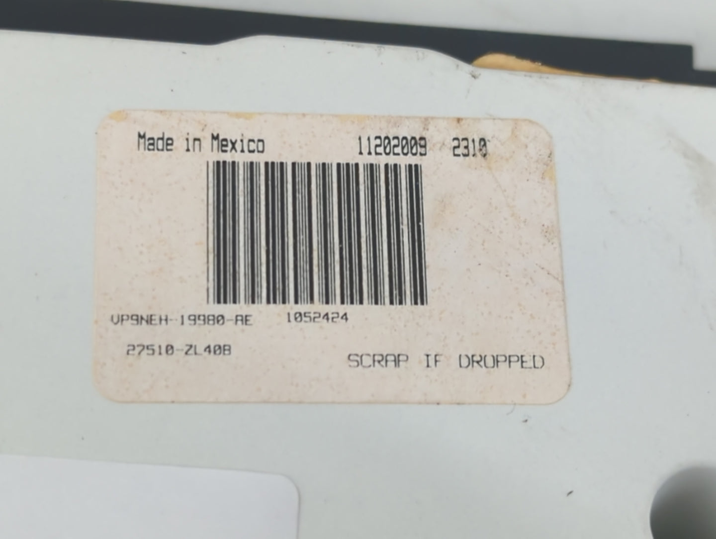 2012 Nissan Titan Climate Control Module Temperature AC/Heater Replacement P/N:27510-ZL40B Fits OEM Used Auto Parts - Oemuse