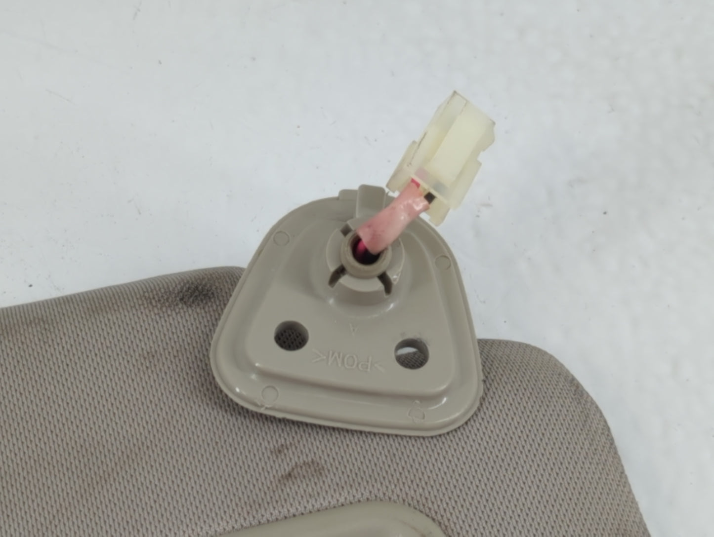 2012 Nissan Versa Sun Visor Shade Replacement Passenger Right Mirror Fits OEM Used Auto Parts - Oemusedautoparts1.com