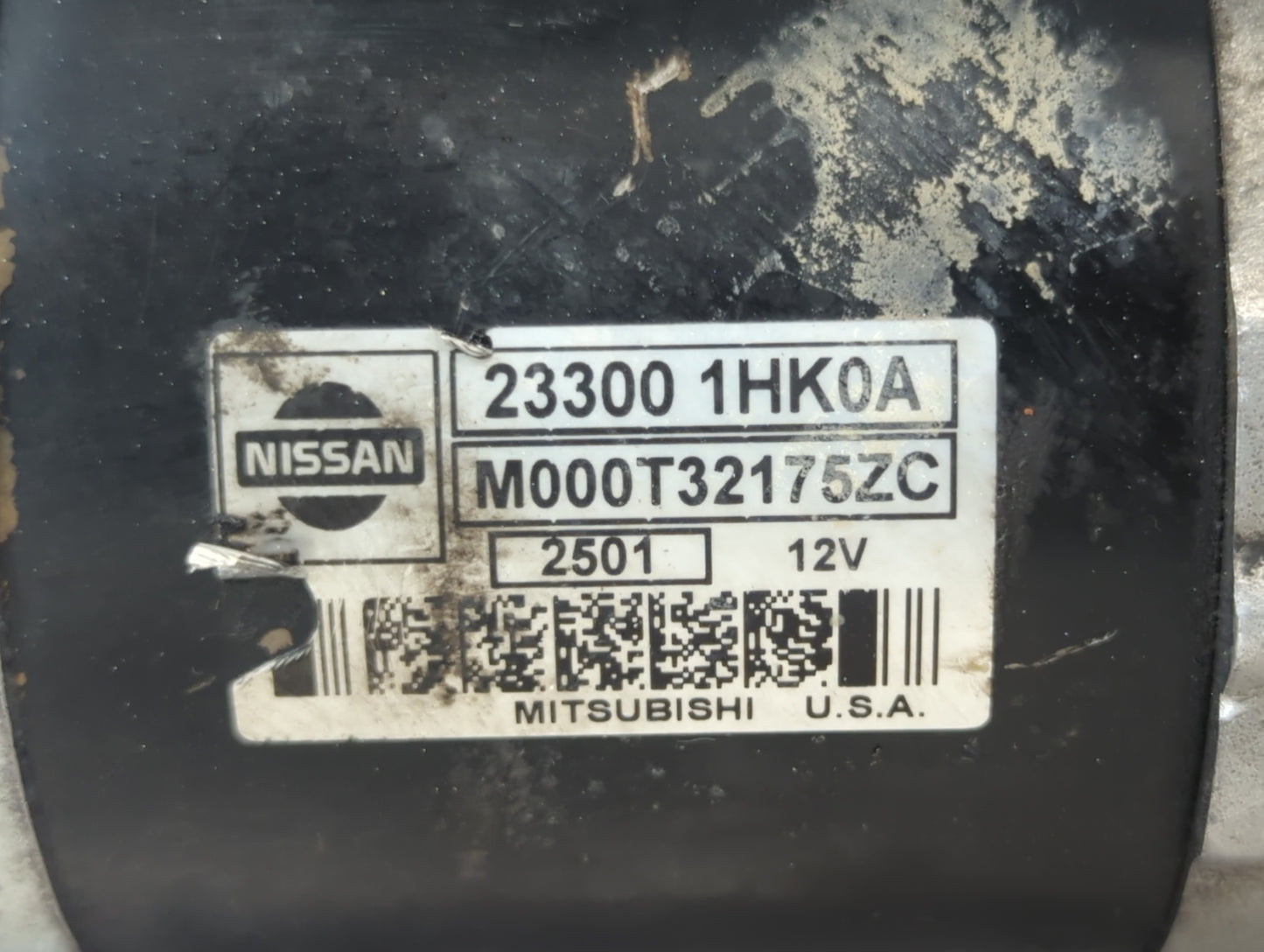 2012-2014 Nissan Versa Car Starter Motor Solenoid OEM P/N:M000T32175ZC 23300 1HK0A Fits Fits 2012 2014 OEM Used Auto Parts -