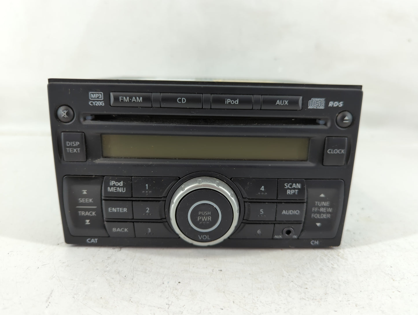 2012-2013 Nissan Versa Radio AM FM Cd Player Receiver Replacement P/N:28185 3AN1A Fits Fits 2012 2013 OEM Used Auto Parts - 