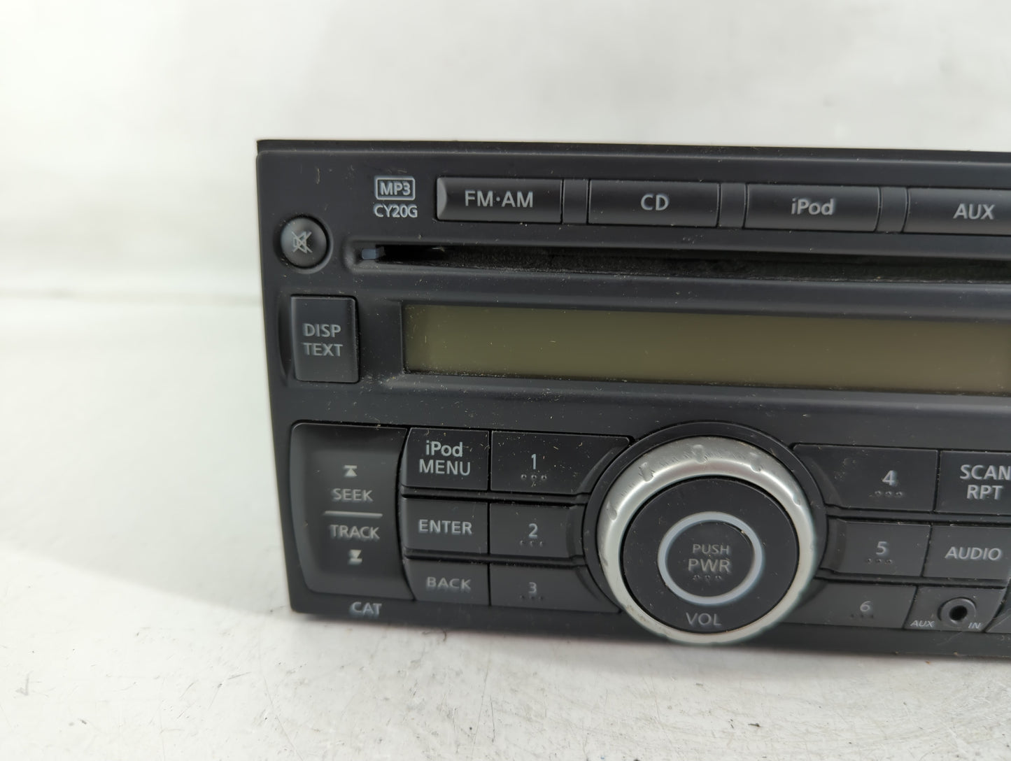 2012-2013 Nissan Versa Radio AM FM Cd Player Receiver Replacement P/N:28185 3AN1A Fits Fits 2012 2013 OEM Used Auto Parts - 