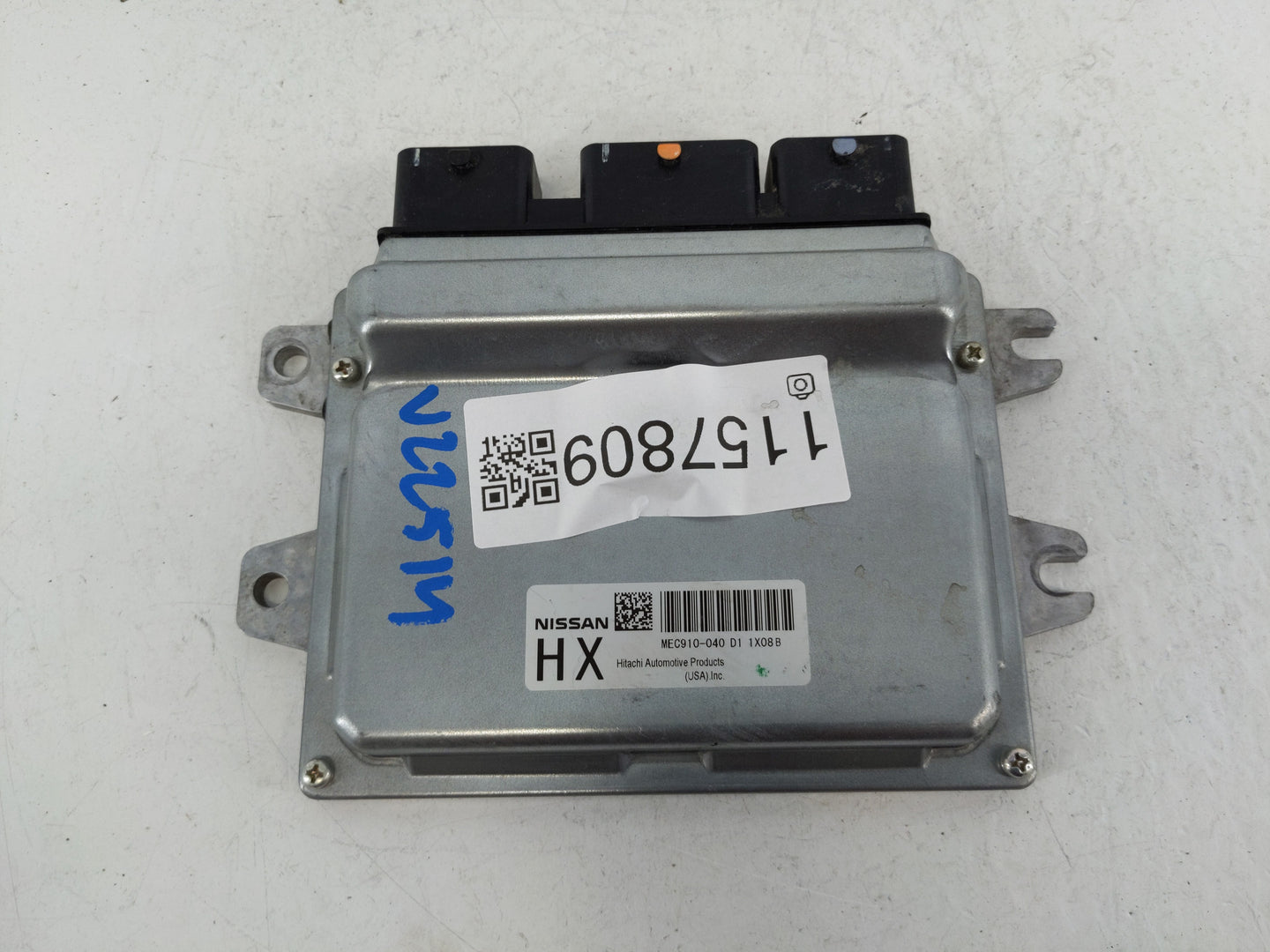 2012 Nissan Versa PCM Engine Control Computer ECU ECM PCU OEM P/N:MEC910-040 Fits OEM Used Auto Parts - Oemusedautoparts1.co