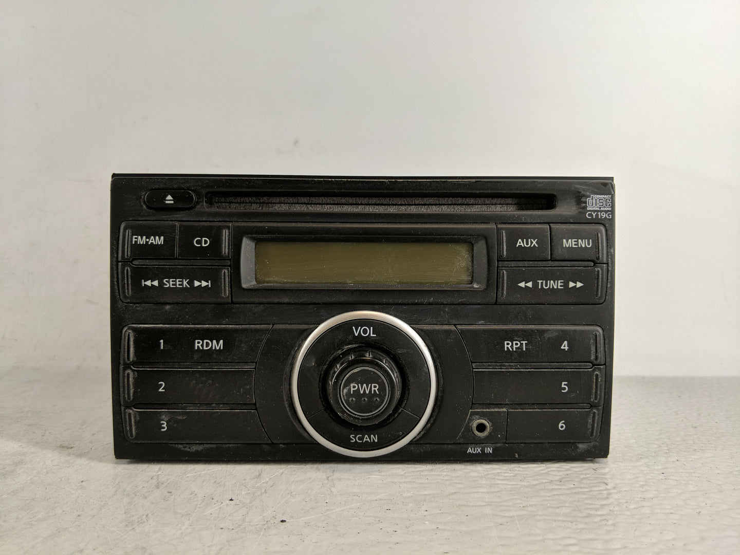 2010-2012 Nissan Versa Radio AM FM Cd Player Receiver Replacement P/N:28185 3AN0A Fits Fits 2010 2011 2012 2014 2015 2016 OE