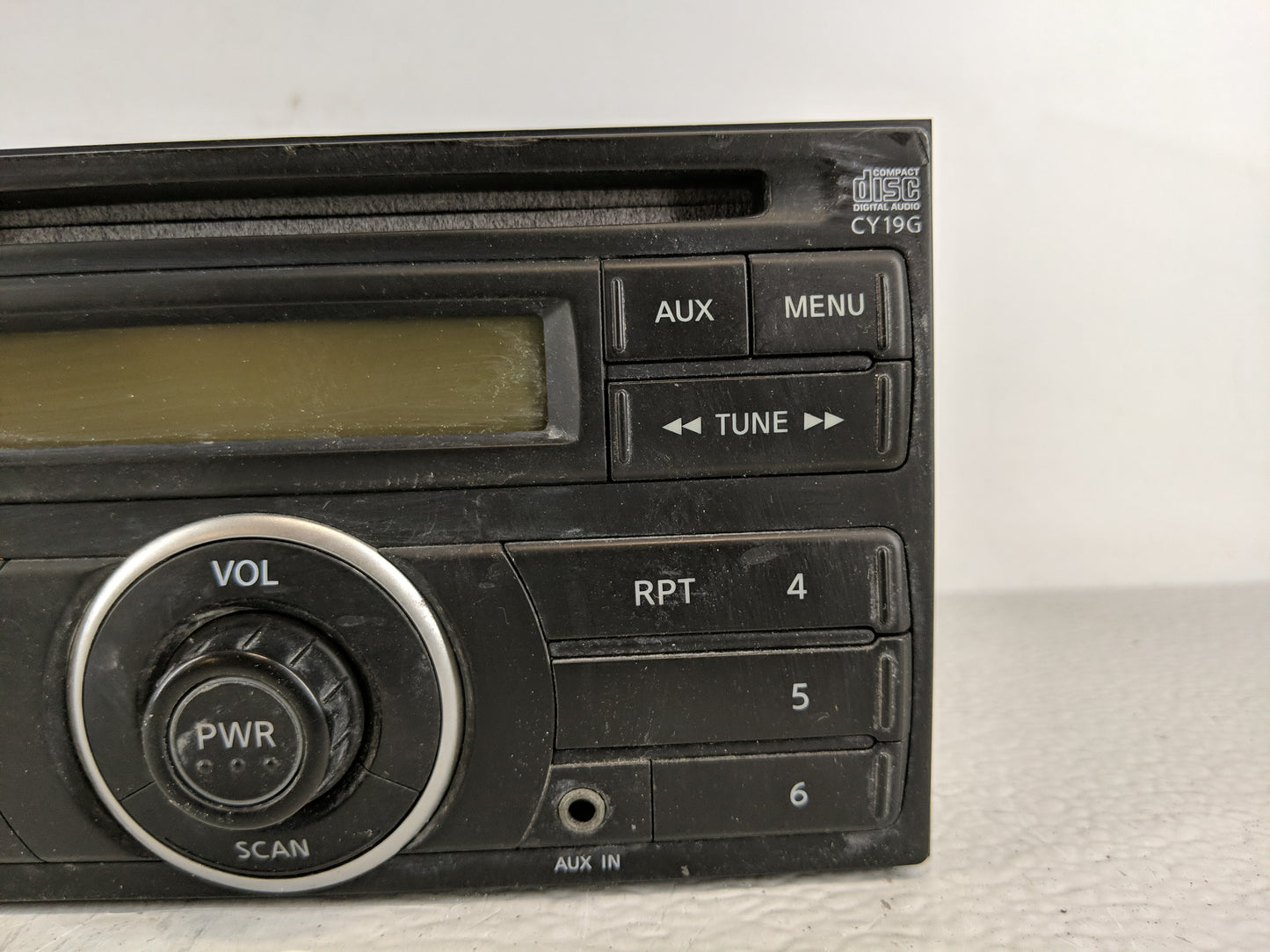 2010-2012 Nissan Versa Radio AM FM Cd Player Receiver Replacement P/N:28185 3AN0A Fits Fits 2010 2011 2012 2014 2015 2016 OE