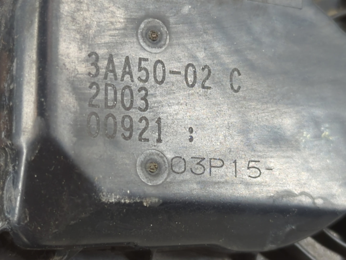 2012-2019 Nissan Versa Throttle Body P/N:3AA50-02 E Fits Fits 2012 2013 2014 2015 2016 2017 2018 2019 OEM Used Auto Parts - 