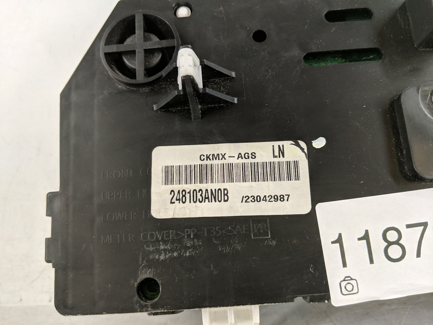 2012 Nissan Versa Instrument Cluster Speedometer Gauges P/N:248103AN0B Fits OEM Used Auto Parts - Oemusedautoparts1.com