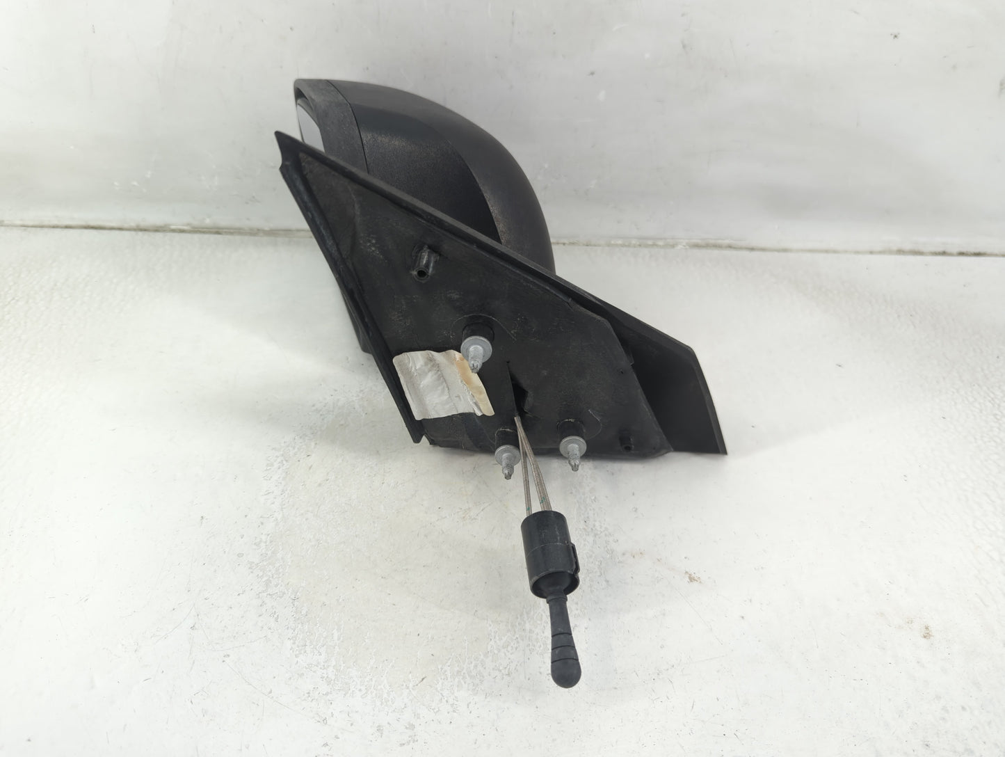 2012-2014 Nissan Versa Driver Left Side View Manual Door Mirror Black - Oemusedautoparts1.com