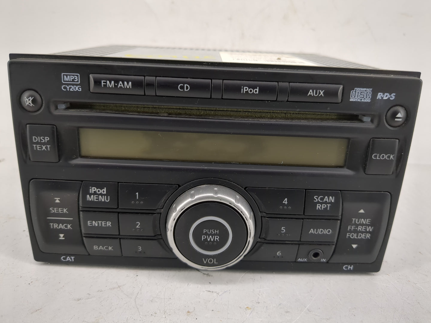 2012-2014 Nissan Versa Radio AM FM Cd Player Receiver Replacement P/N:28185 3AN1A Fits Fits 2012 2013 2014 OEM Used Auto Par
