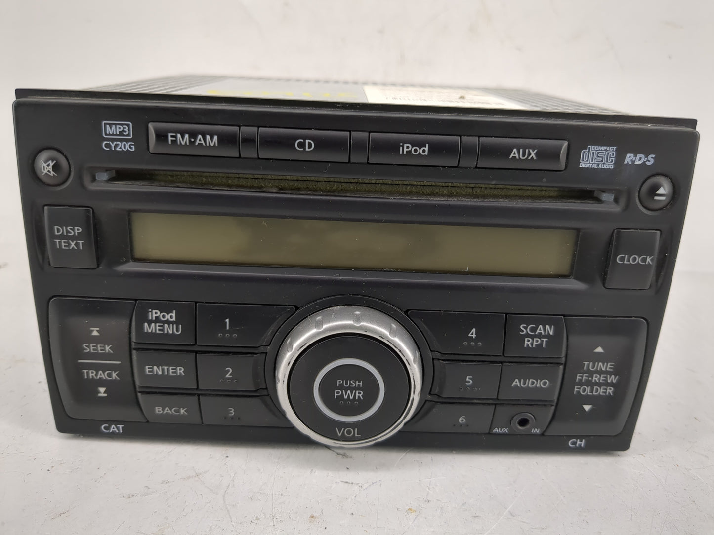 2012-2014 Nissan Versa Radio AM FM Cd Player Receiver Replacement P/N:28185 3AN1A Fits Fits 2012 2013 2014 OEM Used Auto Par