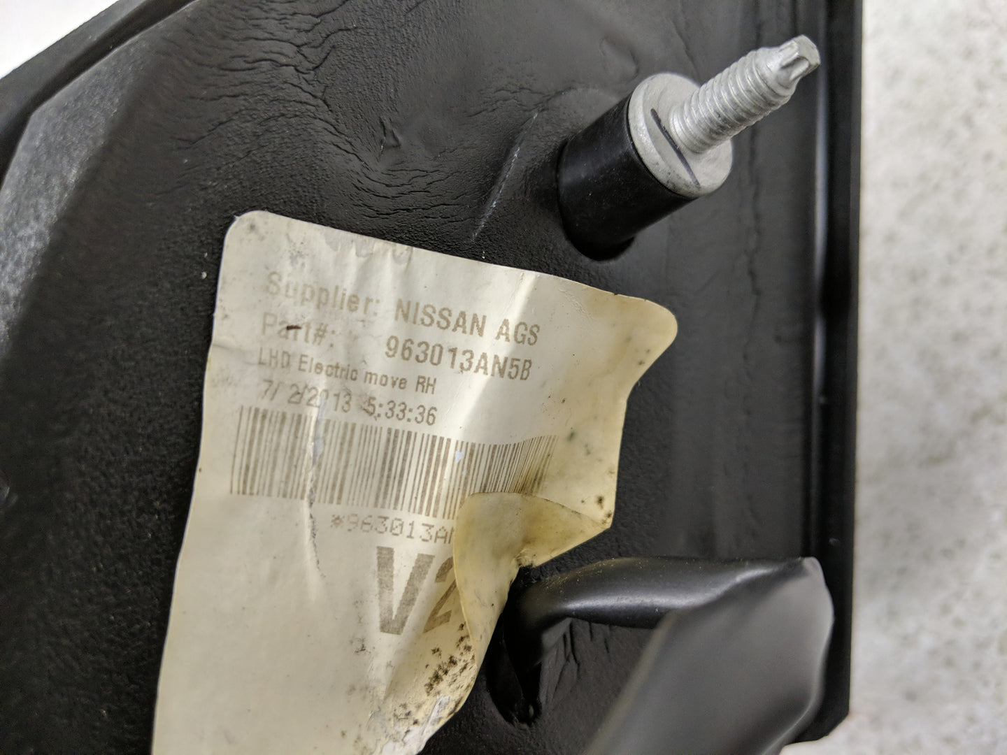 2012-2014 Nissan Versa Passenger Side View Mirror - Right Door Mirror OEM Used - Oemusedautoparts1.com