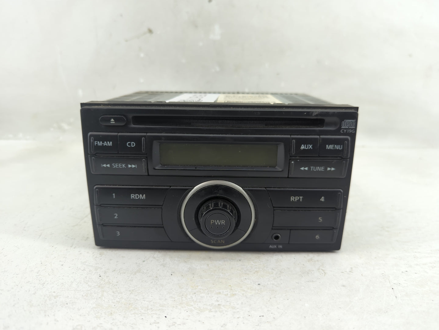 2012-2014 Nissan Versa Radio AM FM Cd Player Receiver Replacement P/N:3089A Fits Fits 2012 2013 2014 OEM Used Auto Parts - O