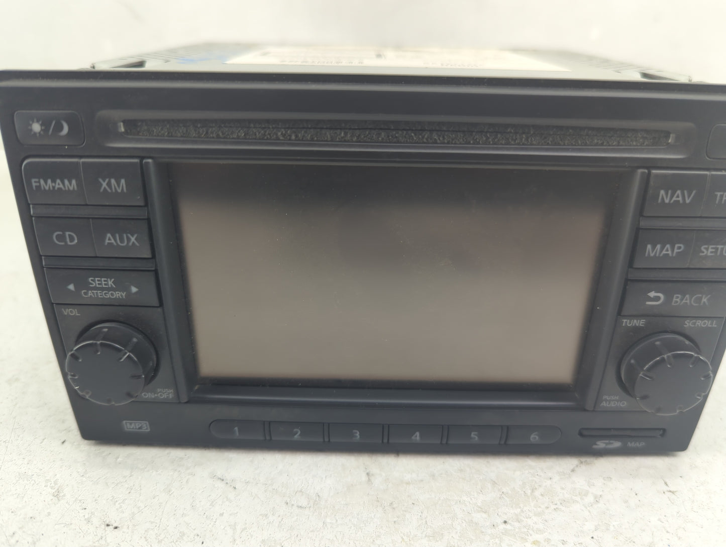 2011-2012 Nissan Versa Radio AM FM Cd Player Receiver Replacement P/N:25915ZW82A 7 612 830 081 Fits Fits 2011 2012 OEM Used 