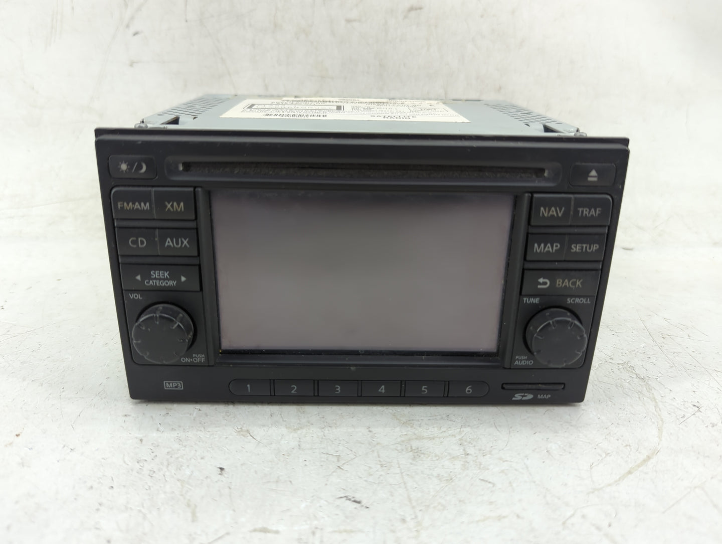 2012 Nissan Versa Radio AM FM Cd Player Receiver Replacement P/N:7 612 830 041 25915ZW80E Fits OEM Used Auto Parts - Oemused