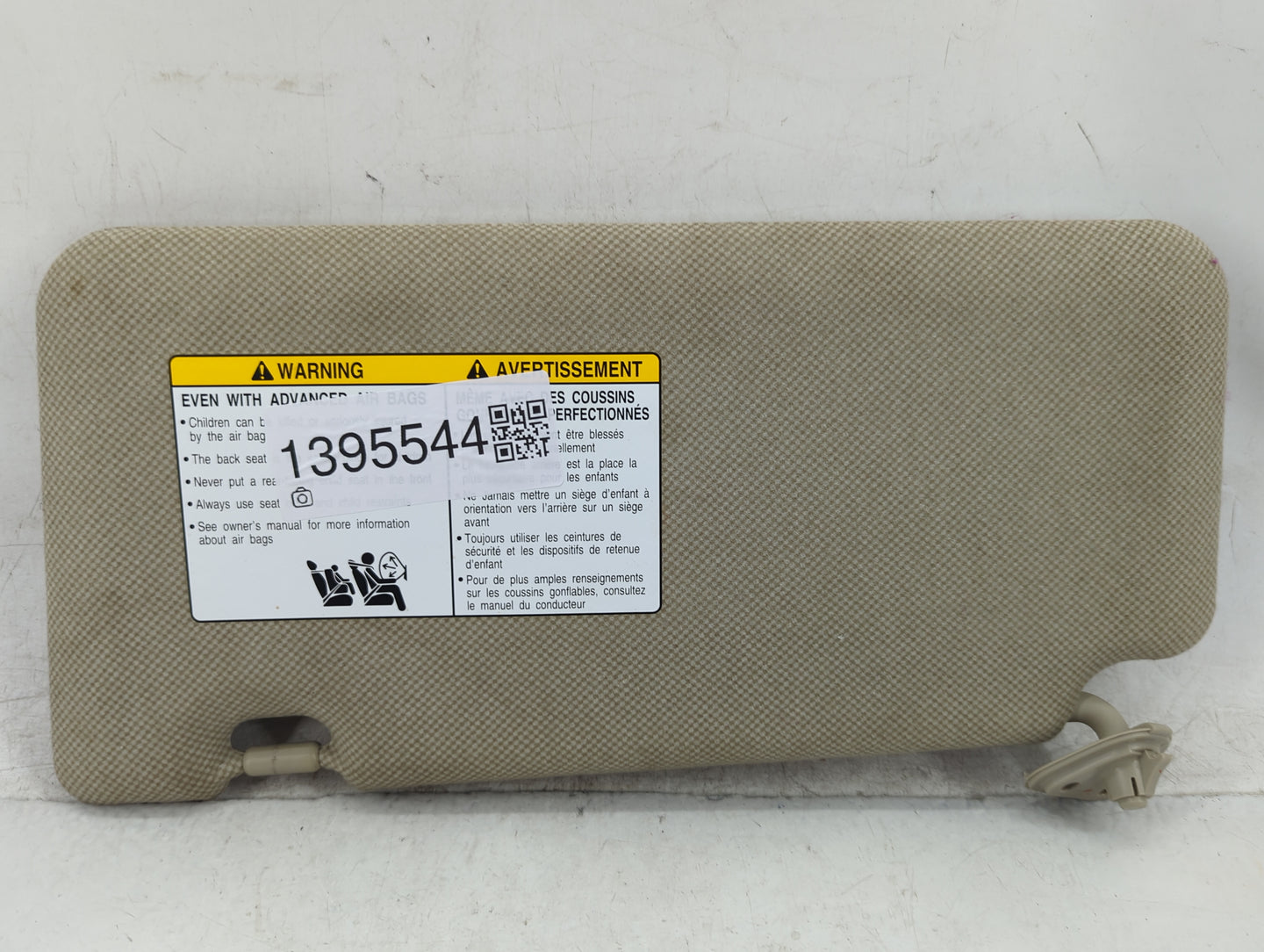 2007-2012 Nissan Versa Sun Visor Shade Replacement Passenger Right Mirror Fits Fits 2007 2008 2009 2010 2011 2012 OEM Used A