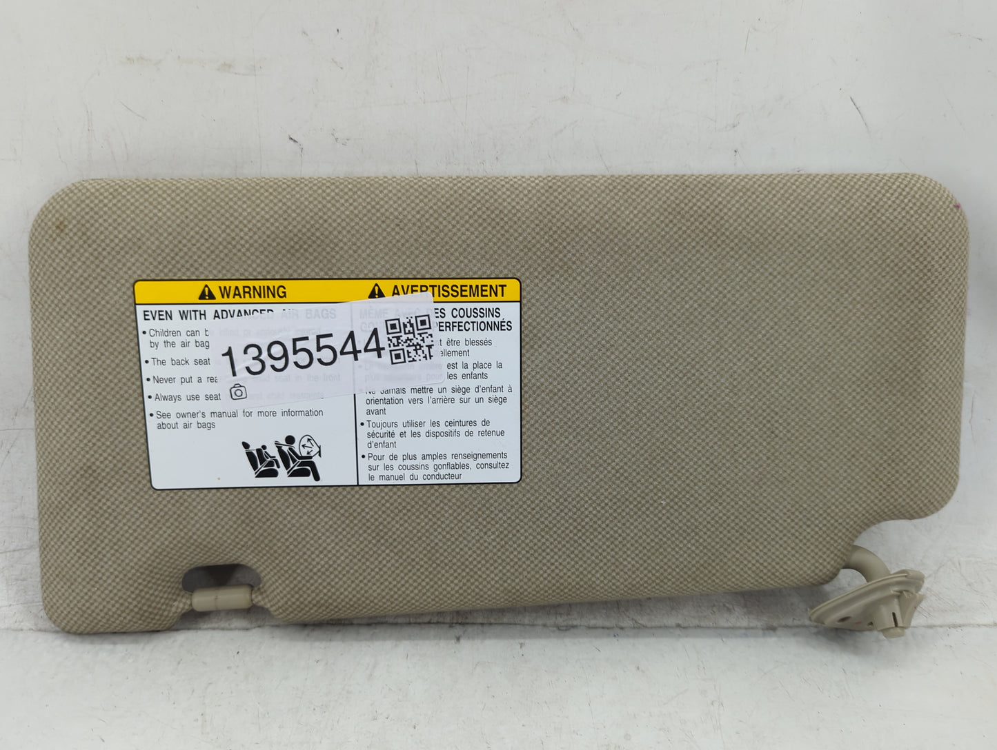 2007-2012 Nissan Versa Sun Visor Shade Replacement Passenger Right Mirror Fits Fits 2007 2008 2009 2010 2011 2012 OEM Used A