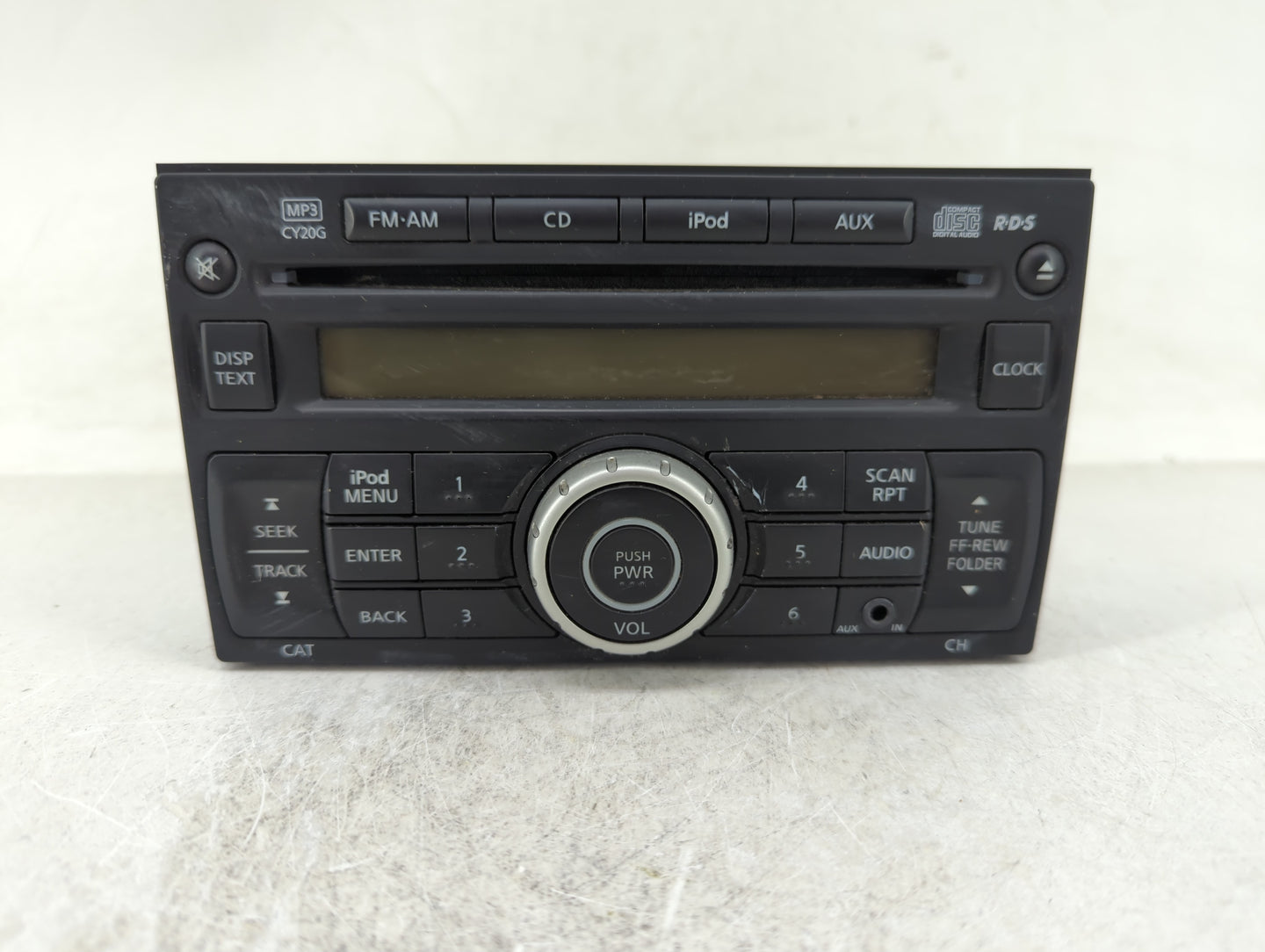 2012-2013 Nissan Versa Radio AM FM Cd Player Receiver Replacement P/N:28185 3AN1A CY20G Fits Fits 2012 2013 OEM Used Auto Pa