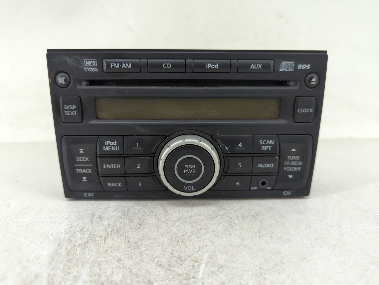 2012-2013 Nissan Versa Radio AM FM Cd Player Receiver Replacement P/N:28185 3AN1A CY20G Fits Fits 2012 2013 OEM Used Auto Pa