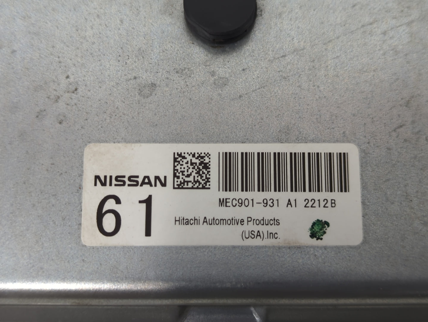 2012 Nissan Versa PCM Engine Control Computer ECU ECM PCU OEM P/N:MEC901-931 MEC901-922 A1 Fits OEM Used Auto Parts - Oemuse