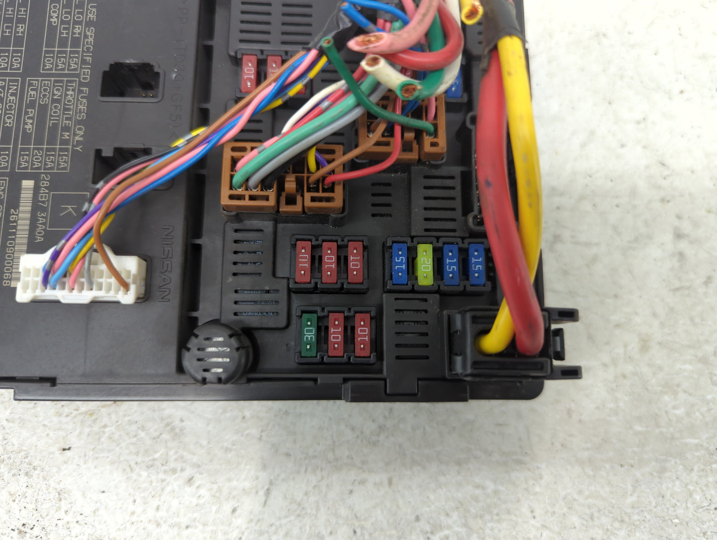 2012 Nissan Versa Fusebox Fuse Box Panel Relay Module Fits OEM Used Auto Parts - Oemusedautoparts1.com