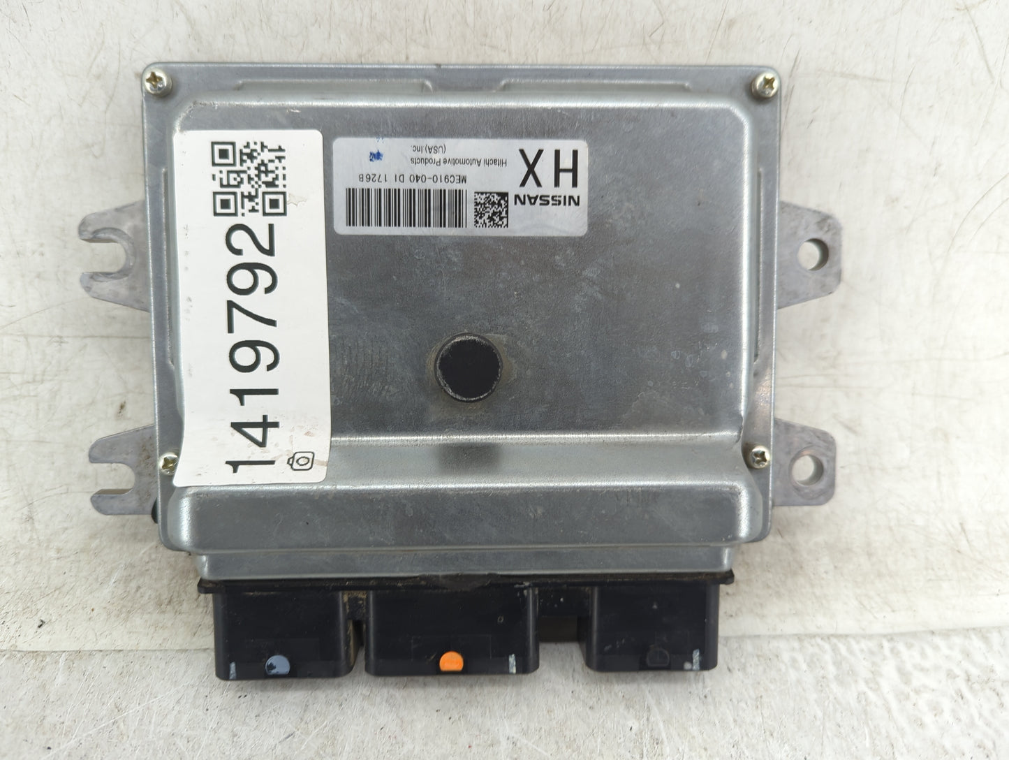 2012 Nissan Versa PCM Engine Control Computer ECU ECM PCU OEM P/N:MEC910-040 Fits OEM Used Auto Parts - Oemusedautoparts1.co