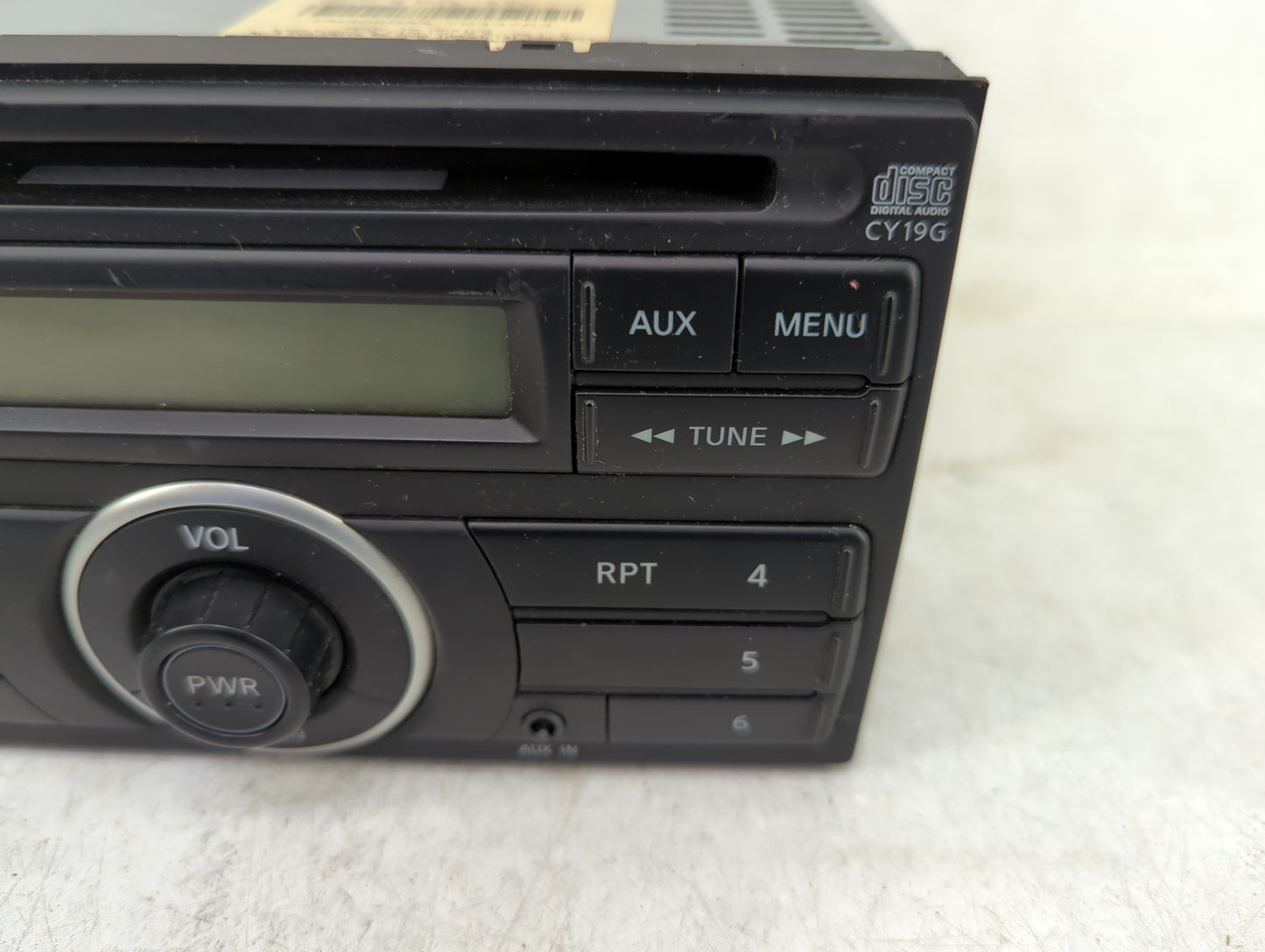 2012-2014 Nissan Versa Radio AM FM Cd Player Receiver Replacement P/N:281851HK0A CY19G Fits Fits 2012 2013 2014 OEM Used Aut
