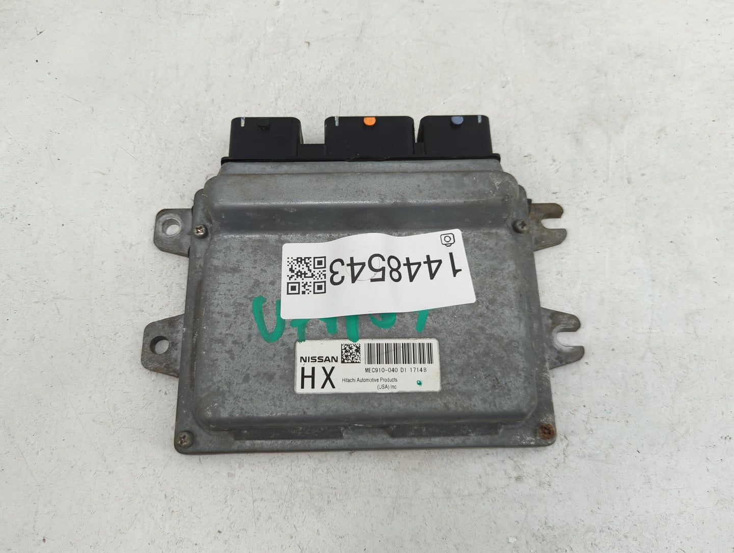 2012 Nissan Versa PCM Engine Control Computer ECU ECM PCU OEM P/N:MEC910-040 Fits OEM Used Auto Parts - Oemusedautoparts1.co