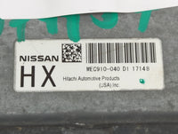 2012 Nissan Versa PCM Engine Control Computer ECU ECM PCU OEM P/N:MEC910-040 Fits OEM Used Auto Parts - Oemusedautoparts1.co
