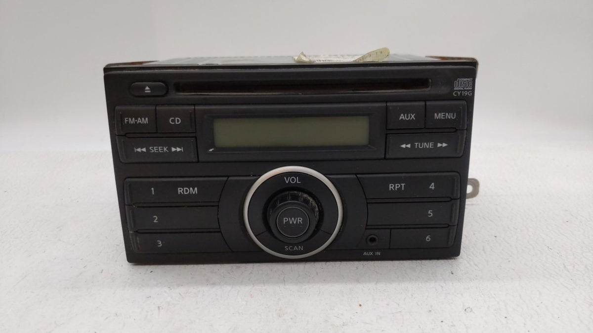 2012-2014 Nissan Versa Radio AM FM Cd Player Receiver Replacement P/N:28185 3AN0A Fits 2012 2013 2014 OEM Used Auto Parts - 