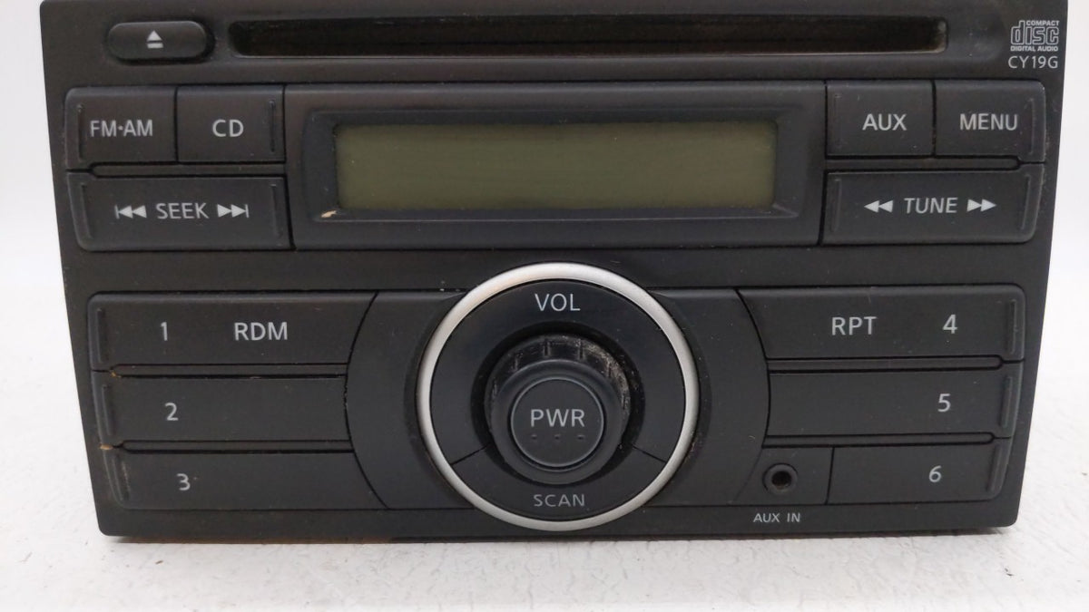 2012-2014 Nissan Versa Radio AM FM Cd Player Receiver Replacement P/N:28185 3AN0A Fits 2012 2013 2014 OEM Used Auto Parts - 