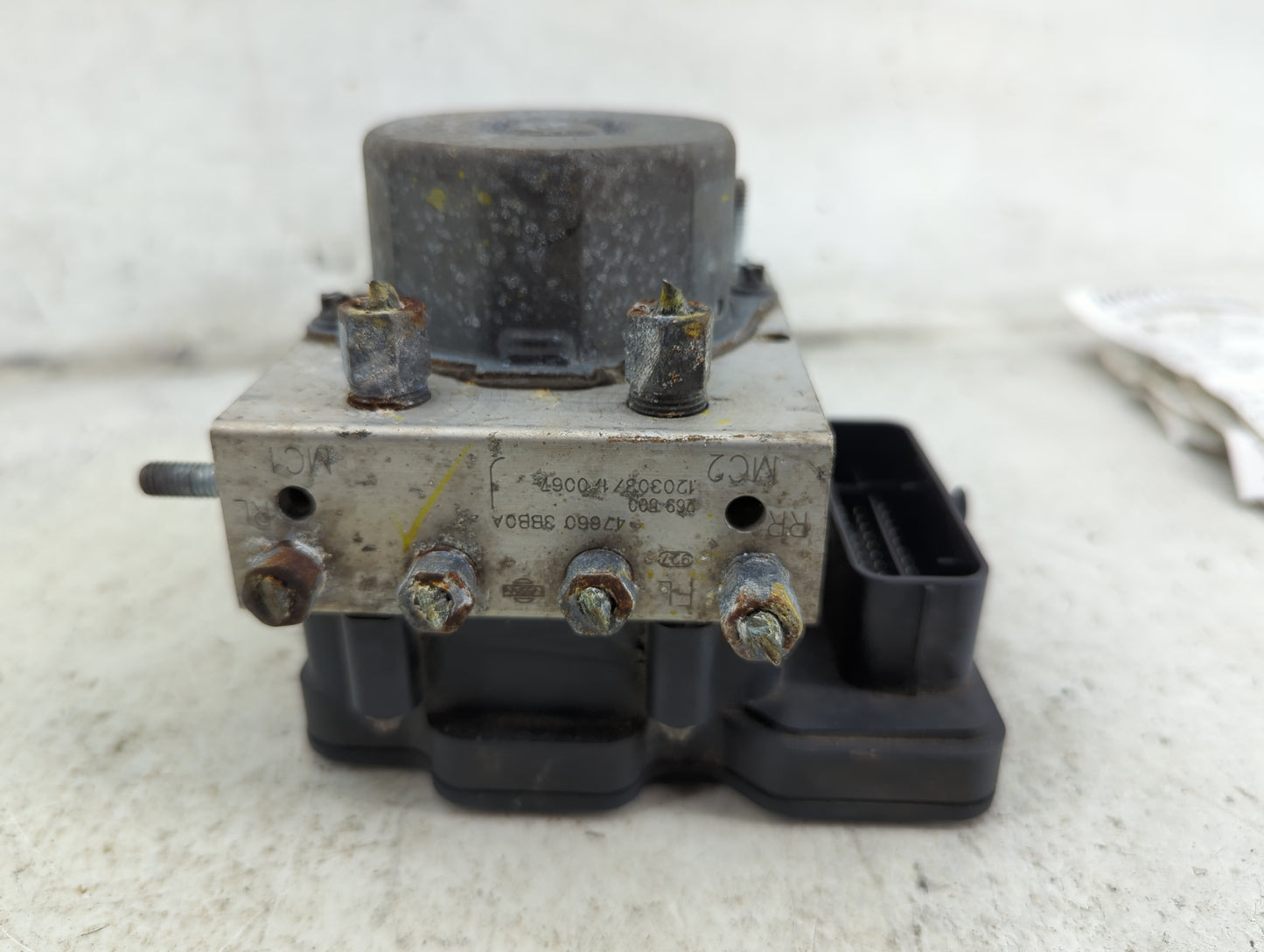 2012 Nissan Versa ABS Pump Control Module Replacement P/N:476603BB0A Fits OEM Used Auto Parts - Oemusedautoparts1.com