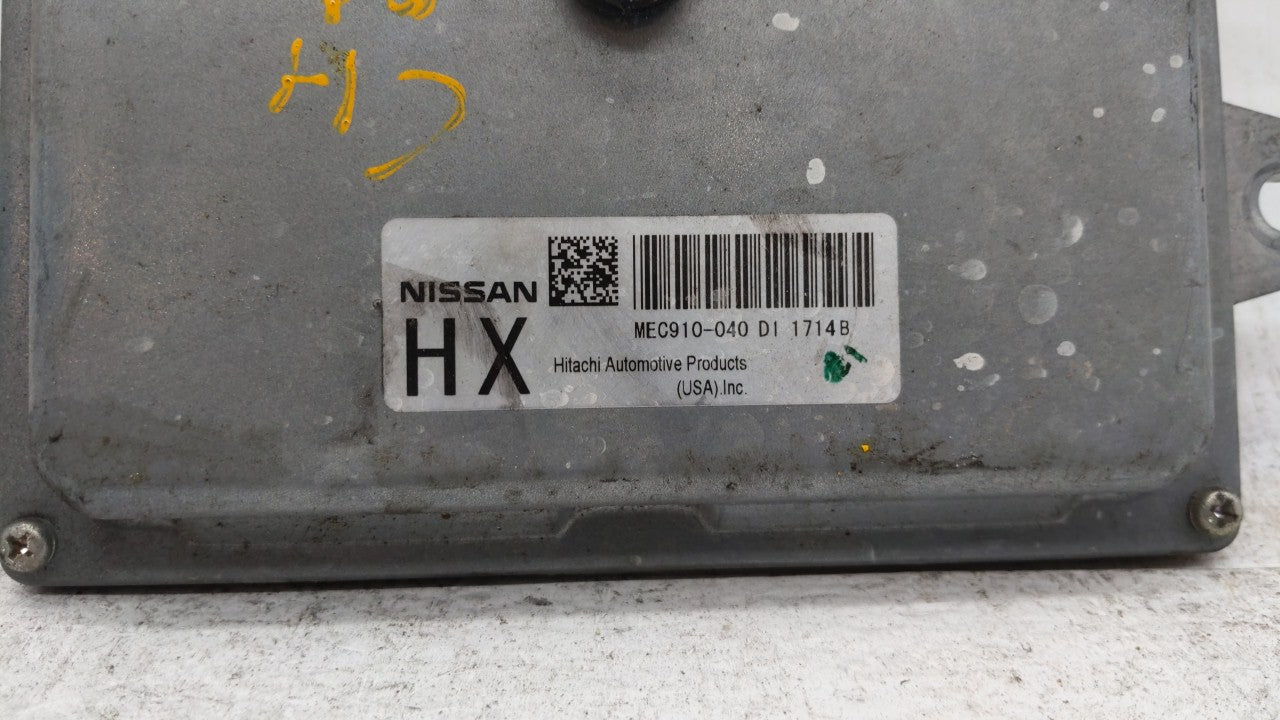 2012 Nissan Versa PCM Engine Control Computer ECU ECM PCU OEM P/N:MEC910-041 31036-3AA6B, BEM332-300, MEC910-040, EC000-811 
