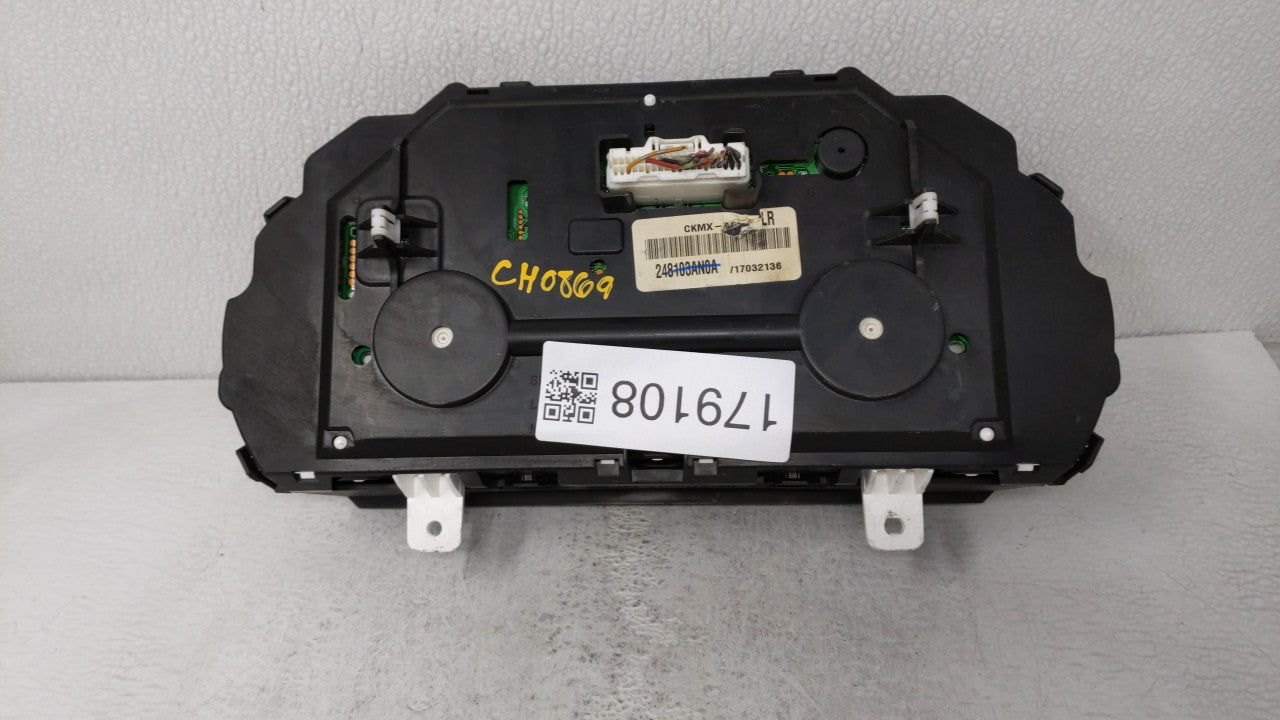 2012 Nissan Versa Instrument Cluster Speedometer Gauges P/N:248103AN0A Fits OEM Used Auto Parts - Oemusedautoparts1.com