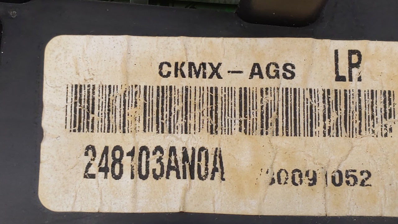 2012 Nissan Versa Instrument Cluster Speedometer Gauges P/N:248103AN0A Fits OEM Used Auto Parts - Oemusedautoparts1.com